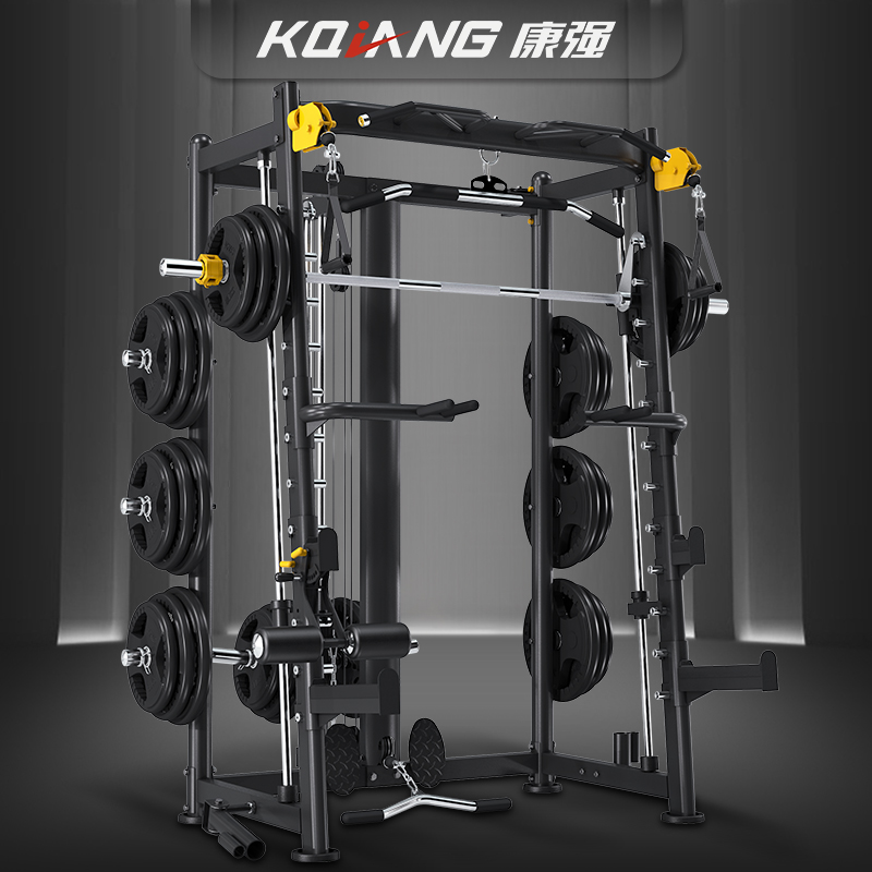 康強(qiáng)綜合訓(xùn)練器G309多功能飛鳥(niǎo)史密斯機(jī) 深蹲架龍門(mén)架 力量健身器材 309標(biāo)準(zhǔn)版套裝